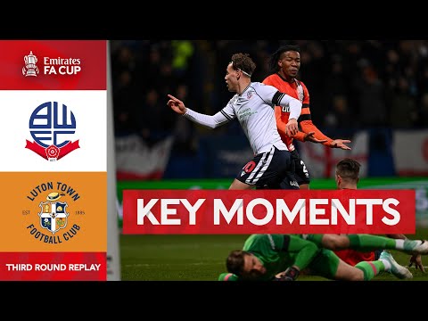 Temps forts du match Bolton - Luton Town