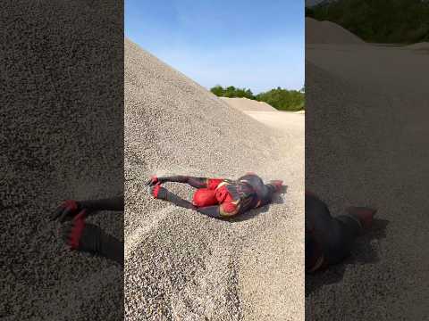 Funny Spiderman Fall From Cliff Prank