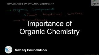 Importance of Organic Chemistry