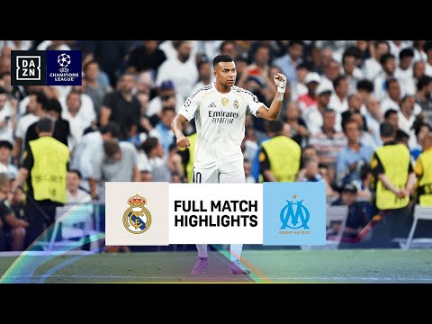 Real Madrid vs Olympique Marseille | UEFA Champions League Highlights | 2025-2026