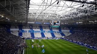 Schalke : Stuttgart 2.5.2015 Choreografie