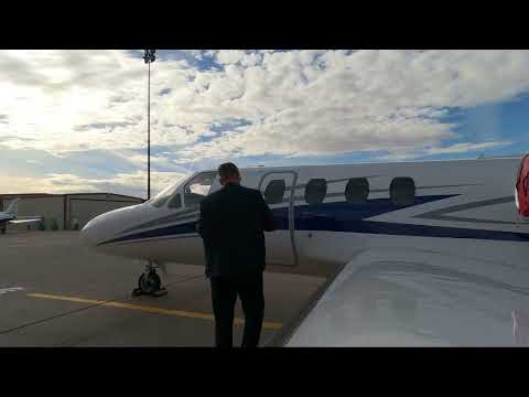 Las Vegas - Denver - Citation 501 - Full Flight