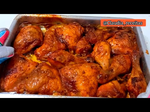 COMO FAZER FRANGO ASSADO COM TEMPERO DELICIOSO 😋