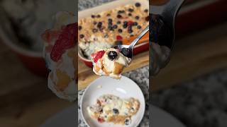 This Creamy Mixed Berry Pudding is going to be your new favorite dessert! #recipe #shorts