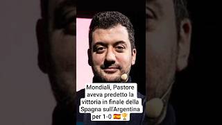Giuseppe #Pastore profetico: #SpagnaArgentina 1-0 e spagnoli campioni dei #mondiali | #ferrantorres