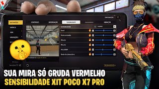 MELHOR SENSIBILIDADE E DPI XIAOMI POCO X7 PRO NOVA ATUALIZAÇÃO FREE FIRE 2026