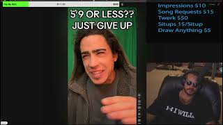 Vegan Gains Reacts To Frank Tufano "5’9 or Less? WOMEN DONT WANT YOU!"