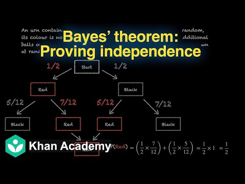Bayes theorem - proving independence [Hinglish] | Probability | Grade 12 | Math | Khan Academy