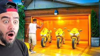 FRANKLIN ALTIN MOTOR GARAJ KILITINI AÇTI - GTA 5 MODS