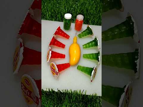 Mango 🥭 pudding jelly + juice jelly popsicle 🤯 icecream 🍦#youtubeshorts #shortvideo #ytshorts #yt