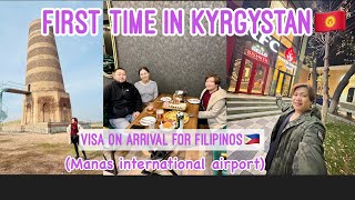 Almaty Kazakhstan to  Bishkek Kyrgystan by plane || Visa on Arrival for Filipinos || Manas Airport