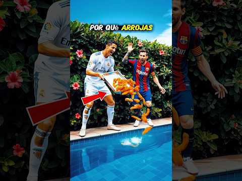 COMIDA EN LA PISCINA? Ronaldo vs Messi