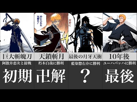 【BLEACH】黒崎一護の最強の形態ランキングTop10！漫画と映画に登場した全16フォームを徹底解説！【ブリーチ】