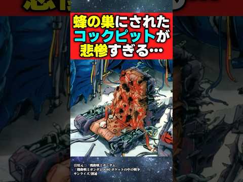 蜂の巣にされたMSのコックピットが悲惨すぎる…【機動戦士ガンダム0080ポケットの中の戦争】【ケンプファー】【反応集】