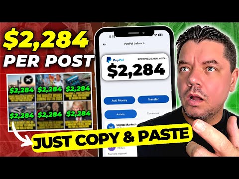 Make $2,284 Per Post: Copy and Paste SECRET to Make EASY Money Online