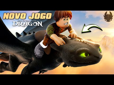 JOGUEI O NOVO MAPA DE COMO TREINAR O SEU DRAGÃO NO ROBLOX!