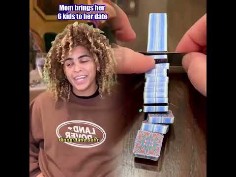 Mom brings her 6 kids to the date…😂💀#comedy