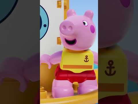The Exciting Boat Trip Adventure #Shorts #PeppaPig #LEGODUPLO