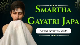 Sankalpam Gayatri japa 108 times | Chanting for  Smartha Yajurveda & Rigveda ✨ | Avani Avittam 2025