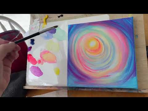 Using ONLY A FILBERT BRUSH For A Painting! How to BRUSHSTROKES