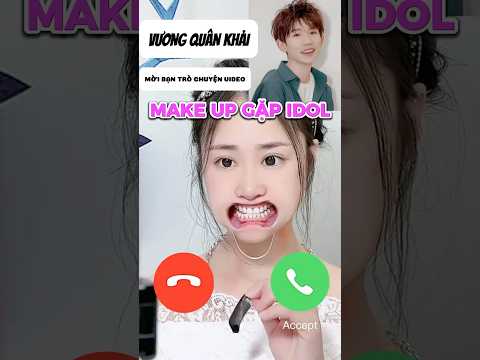 Make Up Gấp!Lần Đầu Tiên Cuộc Gọi Của Idol Gọi Cho Tôi #shorts #makeup