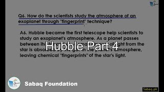Hubble Part 4