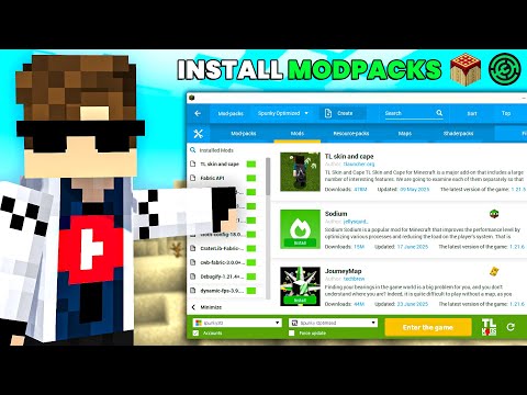 How To Install Modrinth Modpacks In Minecraft | Minecraft MODS