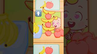 Up, Up, Up! Let's Build a TOWER of Apples and Bananas! #shorts