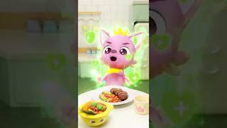 Pinkfong se transforme en Super-Héros ! (Grâce à ça 🥦💪) #pinkfong #shorts #education