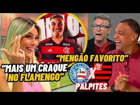 IMPRENSA ASSUSTADA com NOVO REFORÇO do FLA! Jogo Aberto AO VIVO PALPITES BAHIA X FLAMENGO | NETO