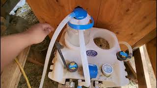 how to milk goat with simple pulse machine