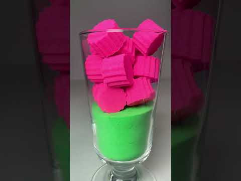 Very Satisfying and Relaxing, Kinetic Sand ASMR, Drop and squish