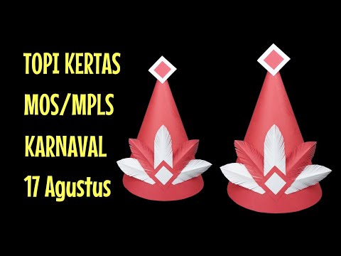Cara Membuat Topi Kertas Topi Kerucut untuk MOS MPLS dan Karnaval 17 Agustus