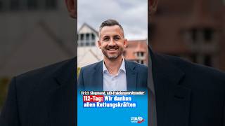 112-Tag: Danke an alle Rettungskräfte! #afd #ltlsa #112 #gesundheitspolitik