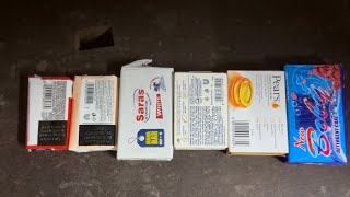 ASMR Most Popular Soap / some lots of colorful rainbow  Soap / unpacking soap eat