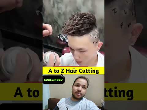 A To Z hair cutting #viralvideo #funny #viralreels #comedy #hairstyle#atozhair #viralvideos#trending