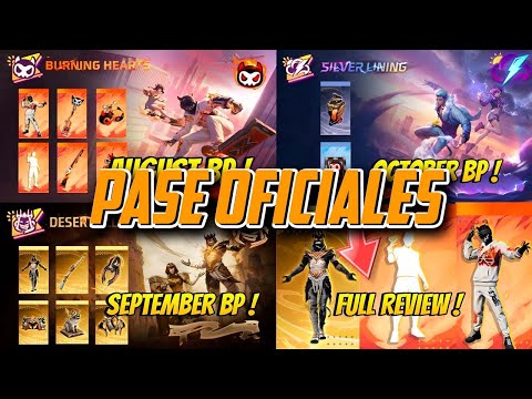 Analizando! EL PASE BOOYAH DE AGOSTO, SEPTIEMBRE, Y OCTUBRE 2025 Completo ¿VALE LA PENA? - FREE FIRE