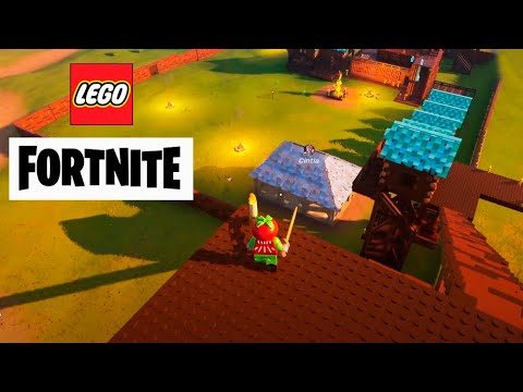 FIZ UM DESAFIO NO LEGO FORTNITE!! #legofortnite