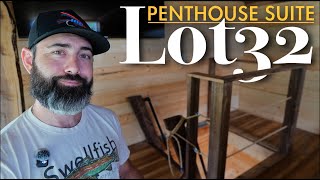 The Ladder-Stairway to Heaven.  DIY Build, Half Ladder Half Stairs.  Off Grid Tiny Home. Lot32