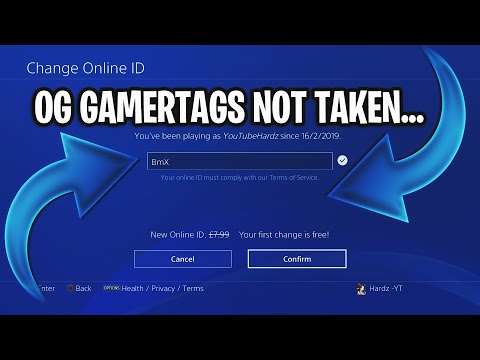 og gamertags not taken 2018 xbox one