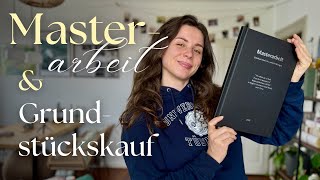 MASTERARBEIT 🎓 in 2 Wochen schreiben // Wir kaufen ein GRUNDSTÜCK 🏡
