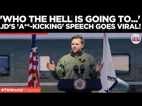 WATCH: VP JD Vance's Addresses Marine Corps At Quantico With Jokes And Promises! | Times Now World