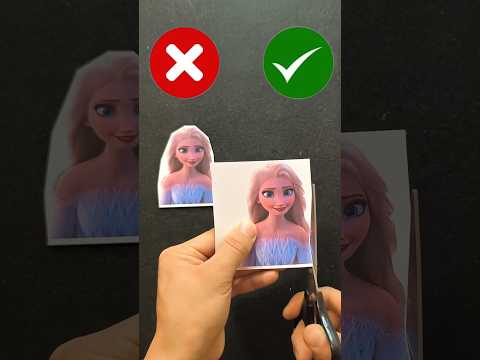 Perfect Elsa Cut! ✂️👩🏾‍🦱 Rough vs. Flawless Curves#elsa #coldhart #diy #craft #shorts