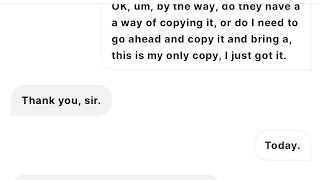 Trying to follow up with FDLE with the records they requested and this is the treatment
