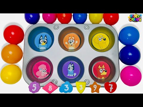 Bluey & Bingo Characters Activity | Learn Colors, Numbers & Letters | Educational Toddler Videos