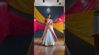 Durga pujo saree draping ❤️ শুভ শারদীয়া 🌹⭐️ #durgapuja