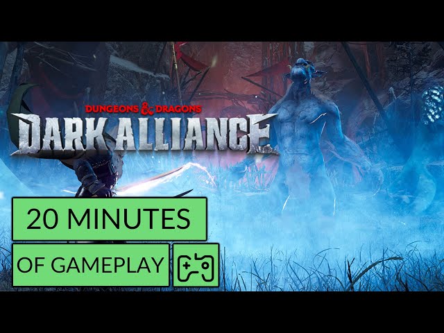 Dungeons & Dragons Dark Alliance 20 Minutes Of Gameplay