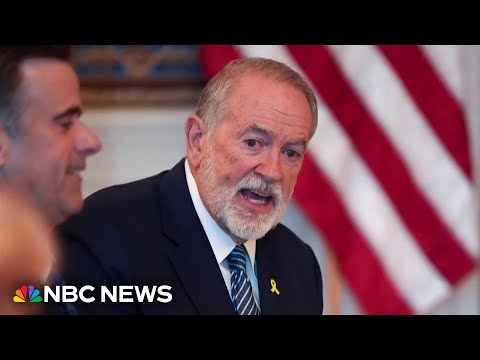 YouTube video thumbnail: Amb. Huckabee's Comments on Israel Draw Swift Condemnation