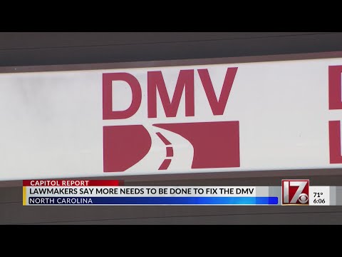 YouTube video thumbnail: North Carolina Lawmakers Say More Needs to Be Done to Fix the DMV