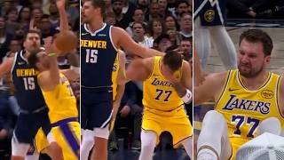 Nikola Jokic Accidentally Runs Into Luka Doncic Then Gets in His Head | Lakers vs Nuggets